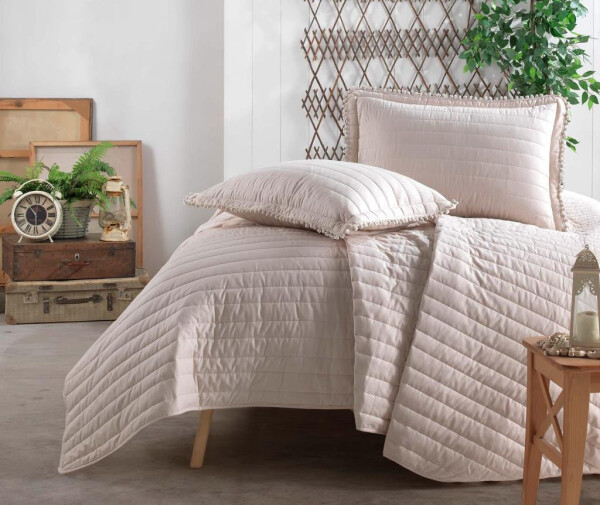 Clasy Double Bedspread Pedra V1 Beige - 5