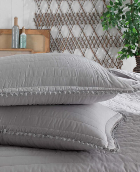 Clasy Double Bedspread Pedra V2 Grey - 6