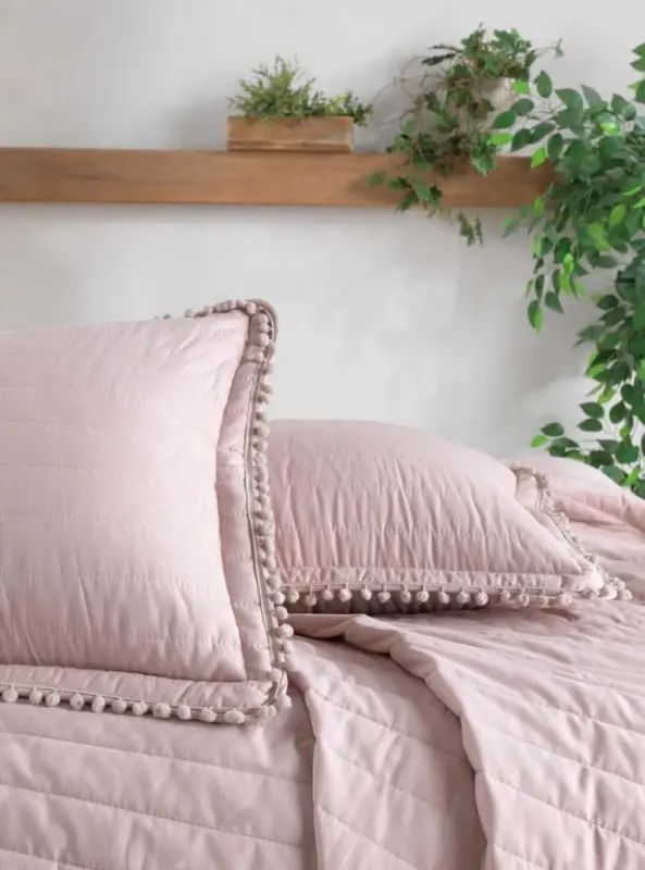 Clasy Double Bedspread Pedra V3 Powder - 2