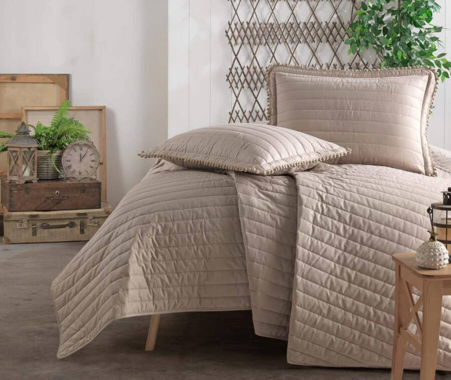 Clasy Double Bedspread Pedra V5 Coffee - 5