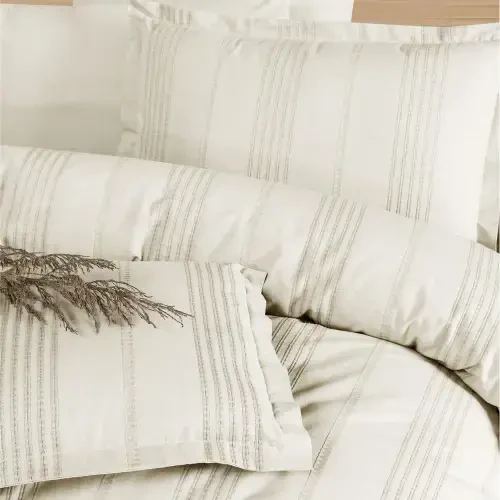 Clasy Double Duvet Cover Set Arakis V5 Ecru - 3