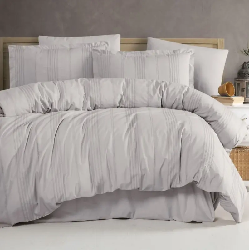 Clasy Double Duvet Cover Set Arakis V6 A.Grey - 1