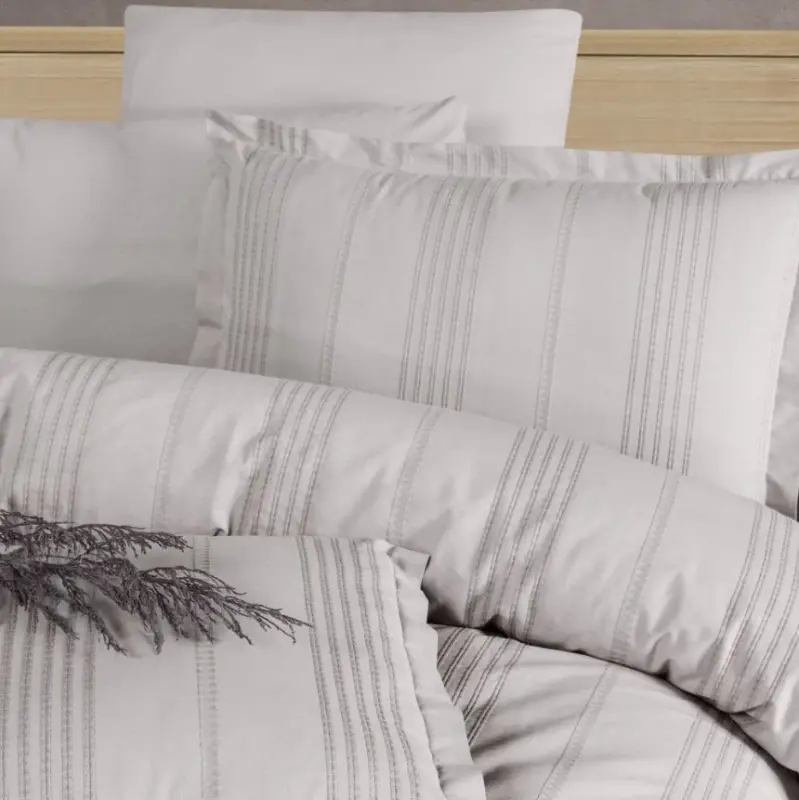 Clasy Double Duvet Cover Set Arakis V6 A.Grey - 3