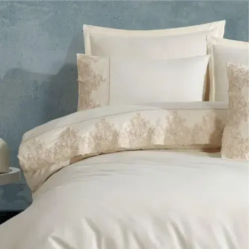 Clasy Duvet Cover Set Double Osela V2 Ecru - 3