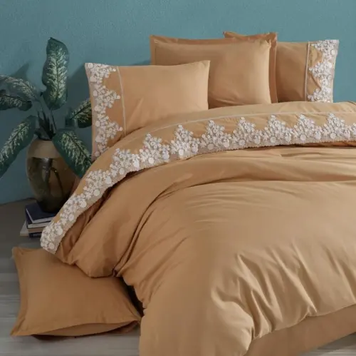 Clasy Duvet Cover Set Double Size Osela V1 Ginger - 1