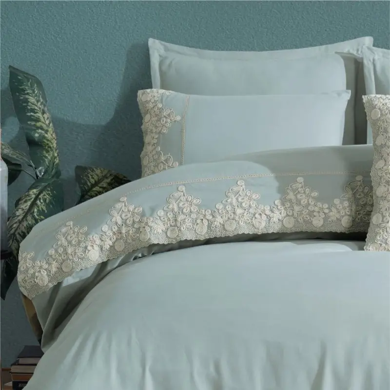 Clasy Duvet Cover Set Double Size Osela V5 Mint - NEVRESIMDUNYASI
