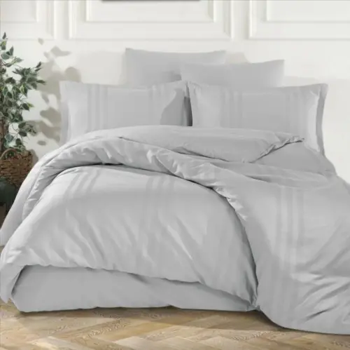 Clasy Melkor Double Size Ranforce Duvet Cover Set V7 D.Gray - 1