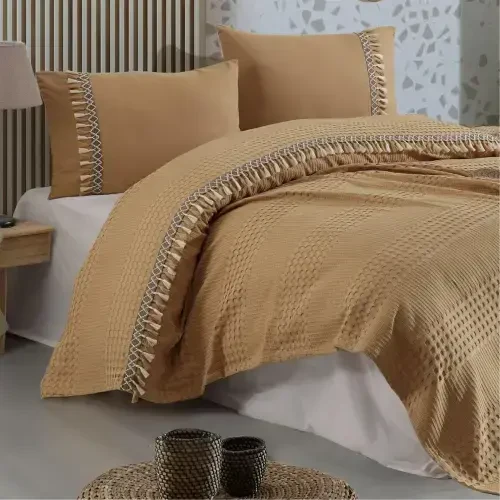 Clasy Pike Takımı Çift Kişilik Bohemline V6 Hardal - NEVRESIMDUNYASI (1)