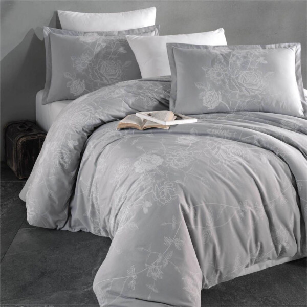 Clasy Ranforce Duvet Cover Set Double Arnor v2 Grey - 7