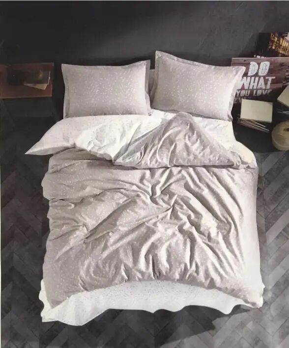 Clasy Ranforce Duvet Cover Set Double Parma V1 Grey - 1
