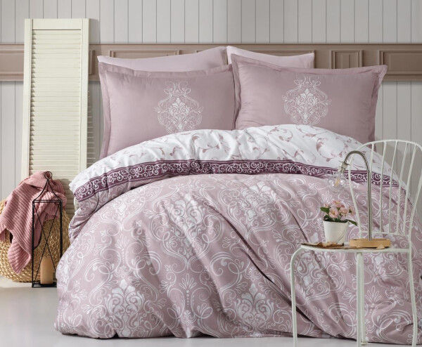 Clasy Rodisa V1 Cotton Satin Double Bed Linen Set - 3