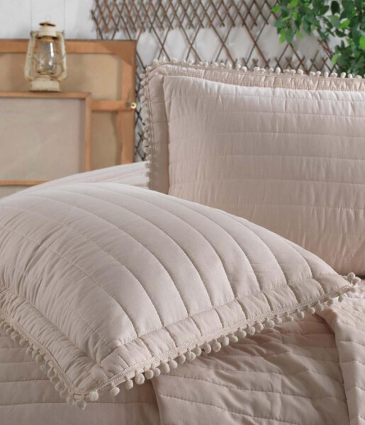 Clasy Single Bedspread Pedra v1 Beige - 6