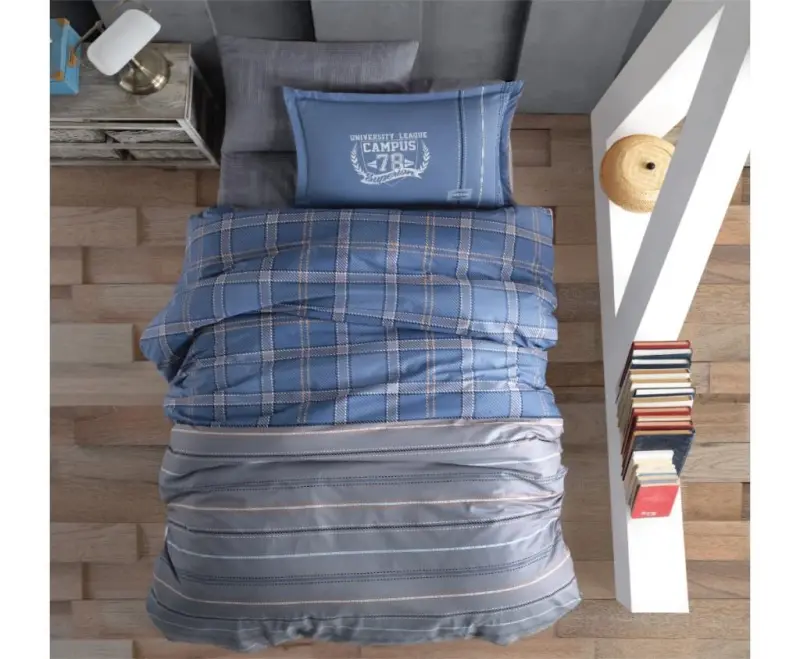 Clasy Yoshlar Ranfors Bir Kishilik Yopinchiq To'plami Campus v2 Moviy - 1