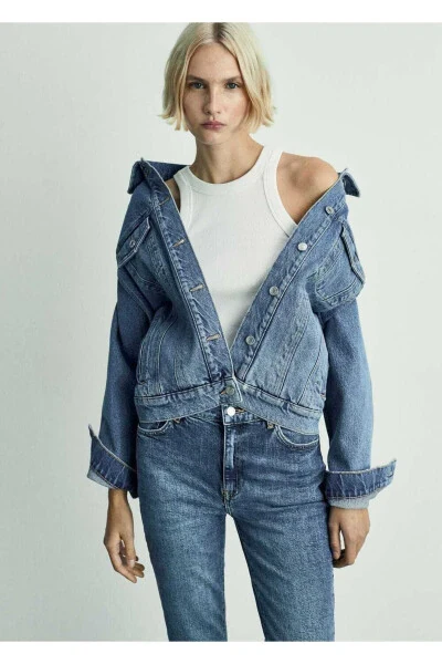 Claudia dar kesim crop jean pantolon - 7