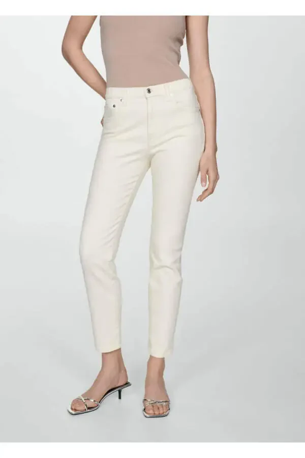 Claudia Slim Cropped Jeans - 1