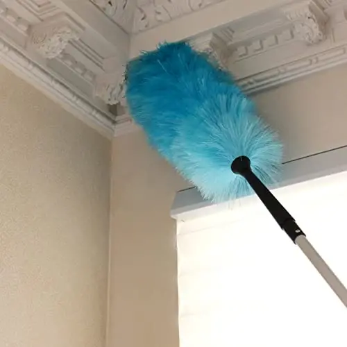 CleanAide Elektrostatik Tozalash Cho'tkasi O'rgimchak to'rlari, Shift Ventilyatorlari, Baland Sirtlar va boshqalar uchun, Yengil va Chizmasdan Uy va Ofisni Tozalash uchun - 4