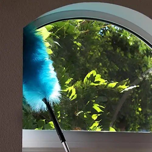 CleanAide Elektrostatik Tozalash Cho'tkasi O'rgimchak to'rlari, Shift Ventilyatorlari, Baland Sirtlar va boshqalar uchun, Yengil va Chizmasdan Uy va Ofisni Tozalash uchun - 5