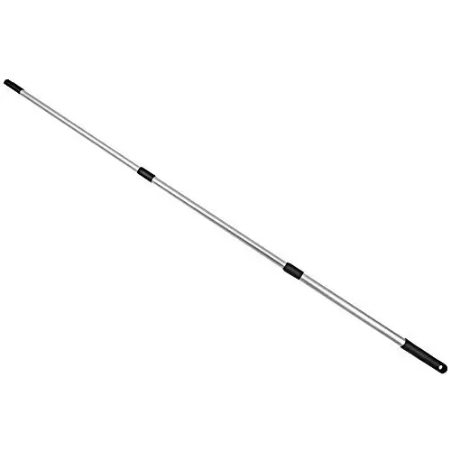CleanAide qo'lda ishlatiladigan, qayta ishlatiladigan mikrofiber egiluvchan changyutgich, sozlanishi teleskopik tutqichli - egiluvchan, yengil, pardalar, radiatorlar, elektronika, shisha, kirish qiyin bo'lgan joylar uchun chang tozalagich. - 2