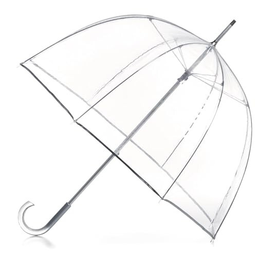 Clear Bubble Umbrella with Dome Canopy, Lightweight Design, Wind and Rain Protection, Adults - 1