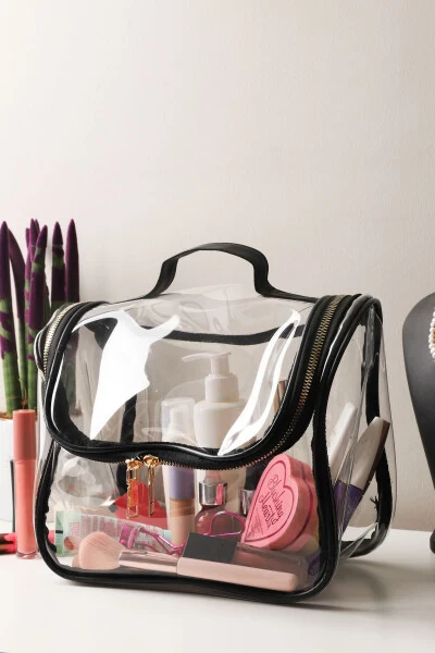 Clear Large Travel Makeup Bag - SEBURAM COLLECTION