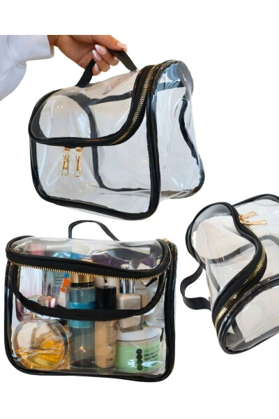 Clear Large Travel Makeup Bag - 6