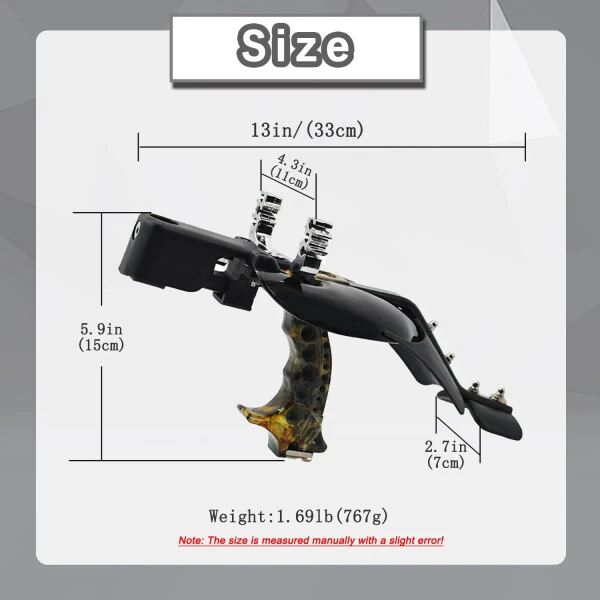 Clianle Adult Hunting Shooting Slingshot with Fishing Reel for Fish Shooting Slingshot - Modazone (1)