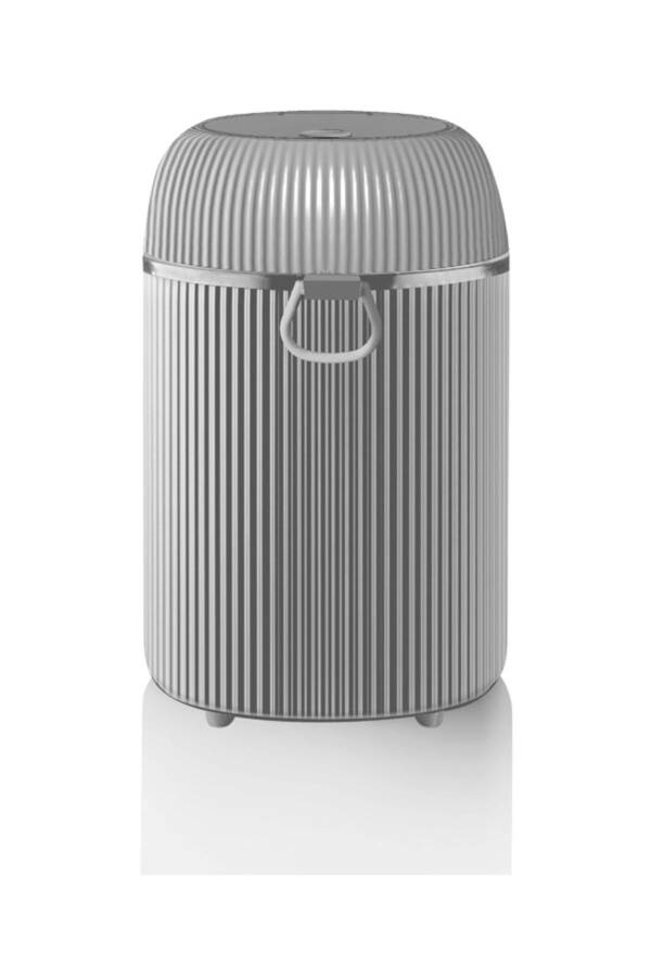 Click Lid Trash Can for Bathroom and Kitchen 10 Liters Grey 3097 - 2