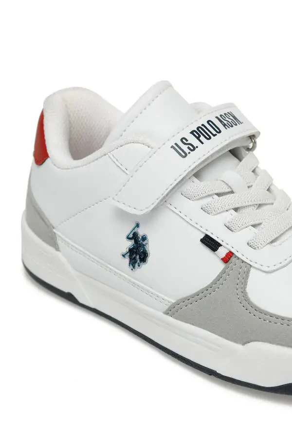 CLINE JR 4FX White Boys Sneaker - 7