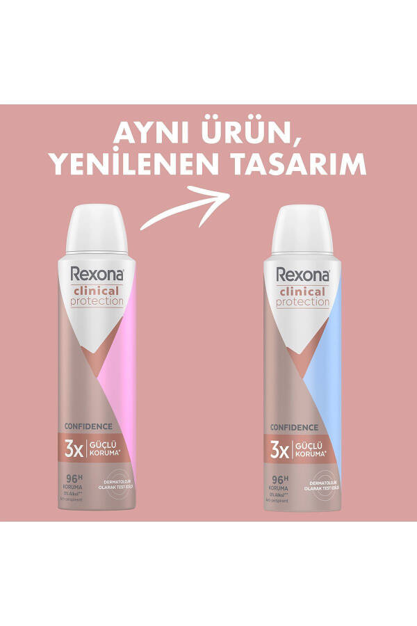 Clinical Protection Kadın Sprey Deodorant Confidence 96 Saat Koruma 150 Ml X2 - 19