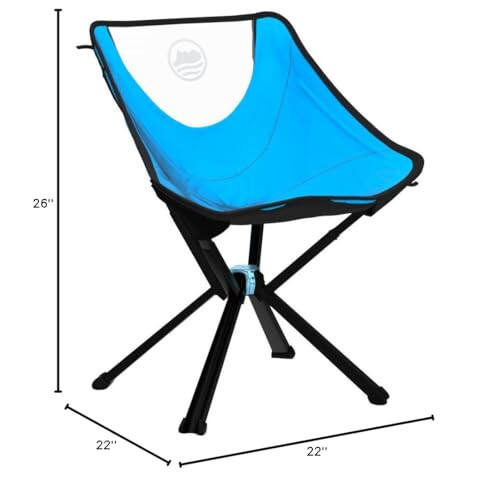 CLIQ Portable Chair - Lightweight Folding Chair for Camping - Supports 300 Lbs - Perfect for Outdoor Adventures - Sky Chair - 2