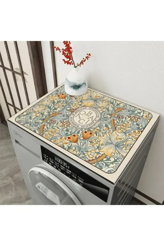 Clothes Dryer Cover Protection Mat Liquid-proof Non-Slip Washable - 8