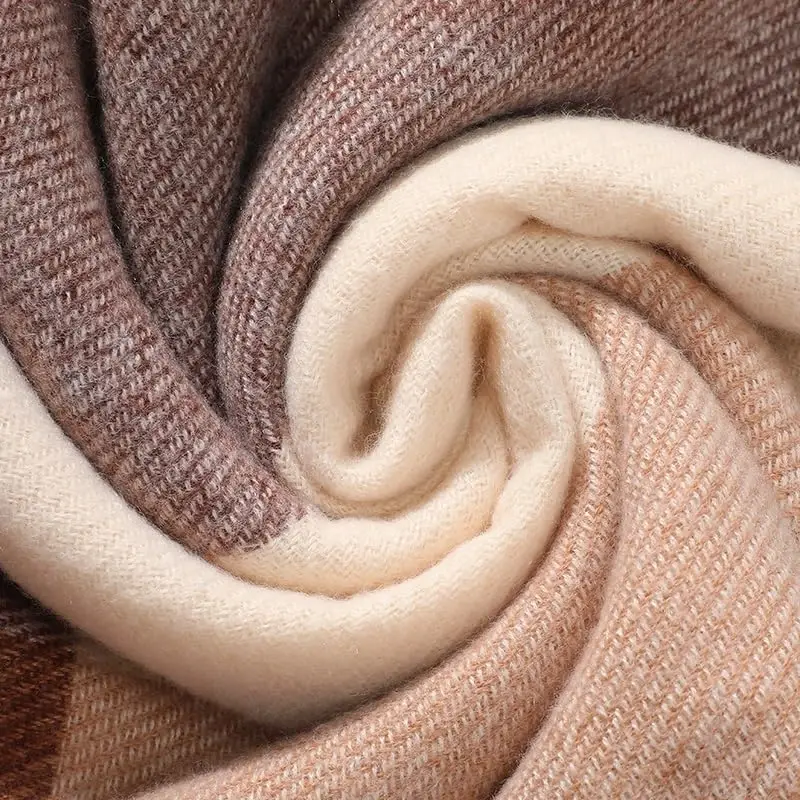 Clothirily Womens Winter Scarf, Fashion CasModazoneere Feel Plaid Scarfs for Women, PasModazoneina Shawls and Wraps, Long Blanket Scarf - 5
