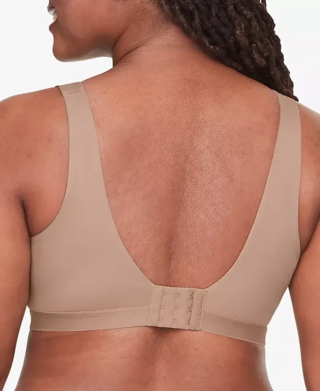 Cloud 9® Super Soft, Smooth Invisible Look Wireless Lightly Lined Comfort Bra RM1041A - Toasted Almond - 3