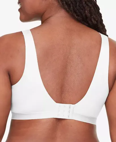 Cloud 9® Super Soft, Smooth Invisible Look Wireless Lightly Lined Comfort Bra RM1041A - White - 3