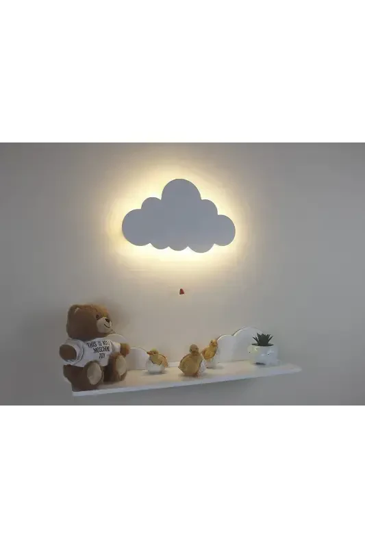 Cloud Night Light Baby Kids Room Decorative Lighting Wall Decoration - 3