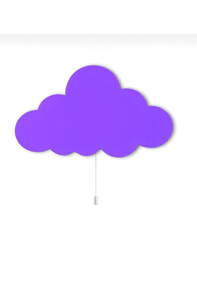Cloud Night Light Children's Room Baby Room Decorative Lighting 40x20 Cm - WINDLY AHŞAP ATÖLYESI