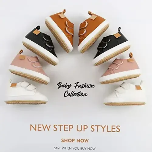 Clowora Baby Boys Girls Poyabzal Sirpanmaydigan Rezina Taglik Krossovkalar Go'dak Birinchi Yuradigan Go'dak Karavatcha Poyabzali Yangi Tug'ilgan Chaqaloq Loferlari Baletkalar. - 6