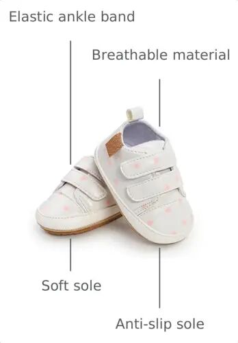Clowora Baby Boys Girls Shoes Non-Slip Rubber Sole Sneakers Infant First Walking Toddler Crib Shoes Newborn Loafers Flats. 