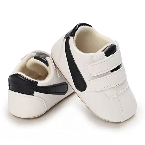 Clowora Baby Boys Girls Shoes Non-Slip Rubber Sole Sneakers Infant First Walking Toddler Crib Shoes Newborn Loafers Flats. - 3