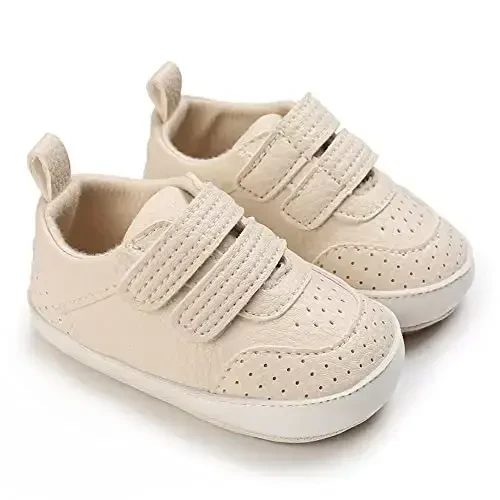 Clowora Baby Boys Girls Shoes Non-Slip Rubber Sole Sneakers Infant First Walking Toddler Crib Shoes Newborn Loafers Flats. - 2