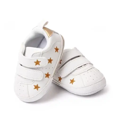 Clowora Baby Boys Girls Shoes Non-Slip Rubber Sole Sneakers Infant First Walking Toddler Crib Shoes Newborn Loafers Flats. - 5