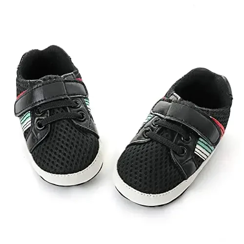Clowora Baby Boys Girls Shoes Non-Slip Rubber Sole Sneakers Infant First Walking Toddler Crib Shoes Newborn Loafers Flats. - 4