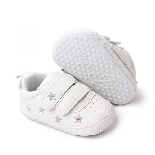 Clowora Baby Boys Girls Shoes Non-Slip Rubber Sole Sneakers Infant First Walking Toddler Crib Shoes Newborn Loafers Flats. 