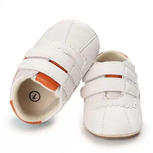 Clowora Baby Boys Girls Shoes Non-Slip Rubber Sole Sneakers Infant First Walking Toddler Crib Shoes Newborn Loafers Flats. - 5