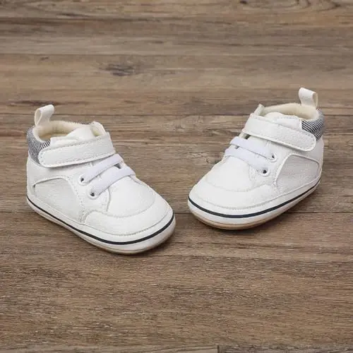 Clowora Baby Boys Girls Shoes Non-Slip Rubber Sole Sneakers Infant First Walking Toddler Crib Shoes Newborn Loafers Flats. - 5