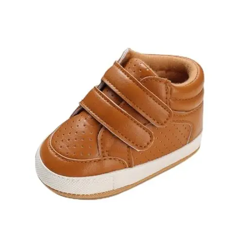 Clowora Baby Boys Girls Shoes Non-Slip Rubber Sole Sneakers Infant First Walking Toddler Crib Shoes Newborn Loafers Flats. 