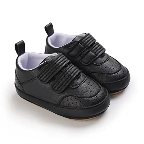 Clowora Baby Boys Girls Shoes Non-Slip Rubber Sole Sneakers Infant First Walking Toddler Crib Shoes Newborn Loafers Flats. - 2