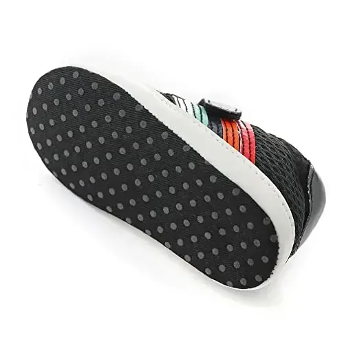 Clowora Baby Boys Girls Shoes Non-Slip Rubber Sole Sneakers Infant First Walking Toddler Crib Shoes Newborn Loafers Flats. - 6