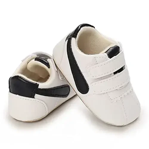 Clowora Baby Boys Girls Shoes Non-Slip Rubber Sole Sneakers Infant First Walking Toddler Crib Shoes Newborn Loafers Flats. - 3