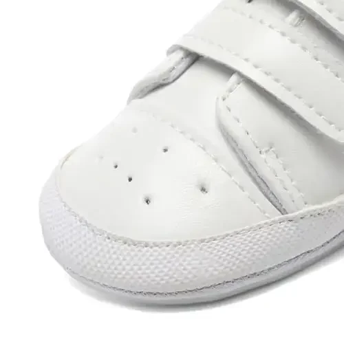 Clowora Baby Boys Girls Shoes Non-Slip Rubber Sole Sneakers Infant First Walking Toddler Crib Shoes Newborn Loafers Flats. - 5